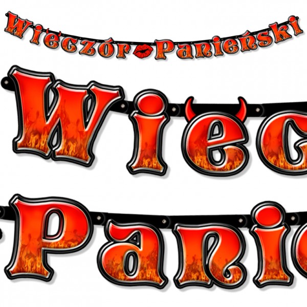 

Baner Na Wieczór Panieński Czerwony Diabeł 235 CM