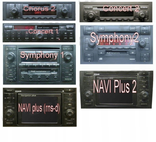 Moduł Bluetooth AUDI Concert Chorus Symphony RNS-D Kod producenta WF602