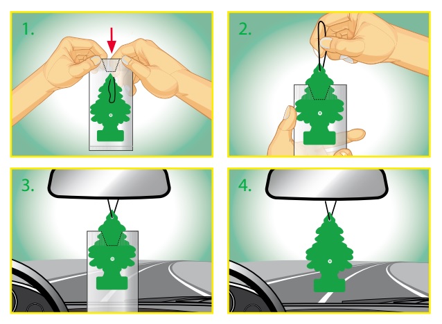 WUNDER BAUM ZAPACH CHOINKA NEW CAR NOWY SAMOCHÓD Rodzaj zawieszki