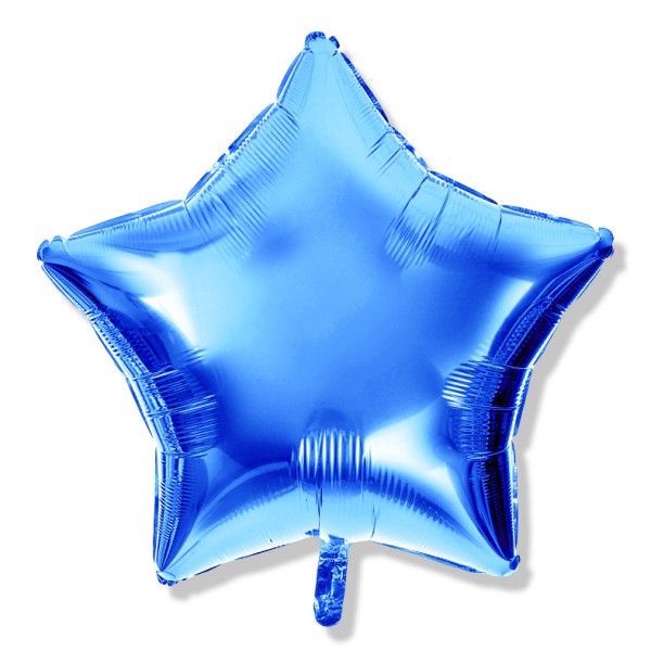 

Balon gwiazdka 25 cm foliowy niebieski