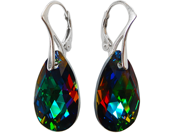 

Kolczyki Swarovski Migdał 22mm Meridian Blue