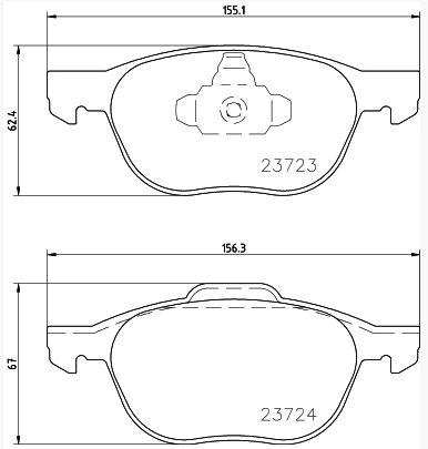 КОЛОДКИ Перед FORD C - MAX KUGA FOCUS II Mk2 III Mk3 Производитель запчасти Sunrich foto 2