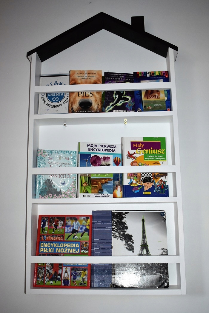 Półka na książki domek Kolekcja Książka