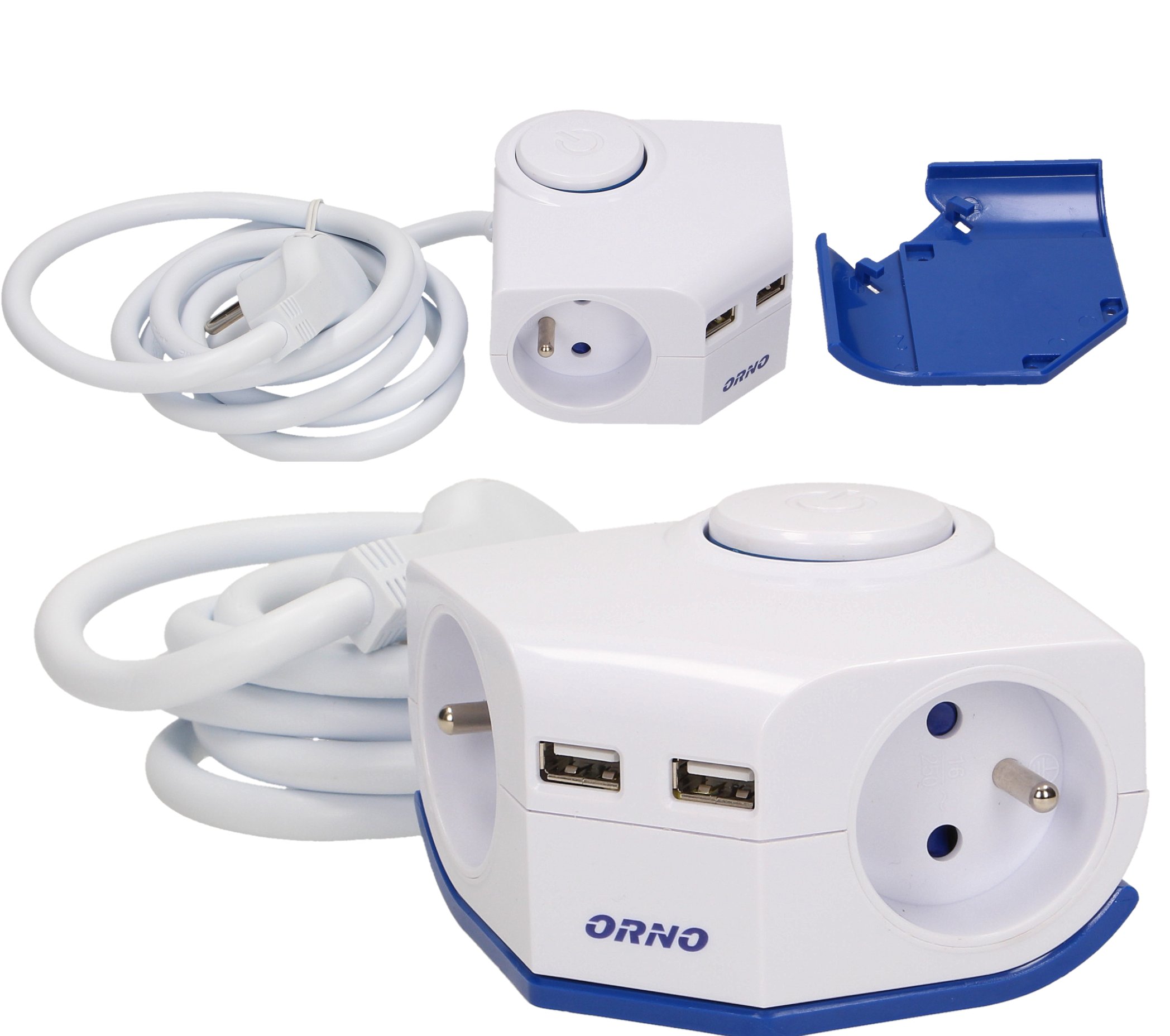 

Przedłużacz Rogowy 2X250V Ładowarka Usb Przewód