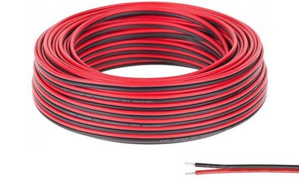 

Przewód DC Kabel do taśm Led 2-ŻYŁY 2x0,45mm 1M