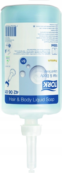 

Tork 420601 Mydło w płynie do włosów i ciała S1