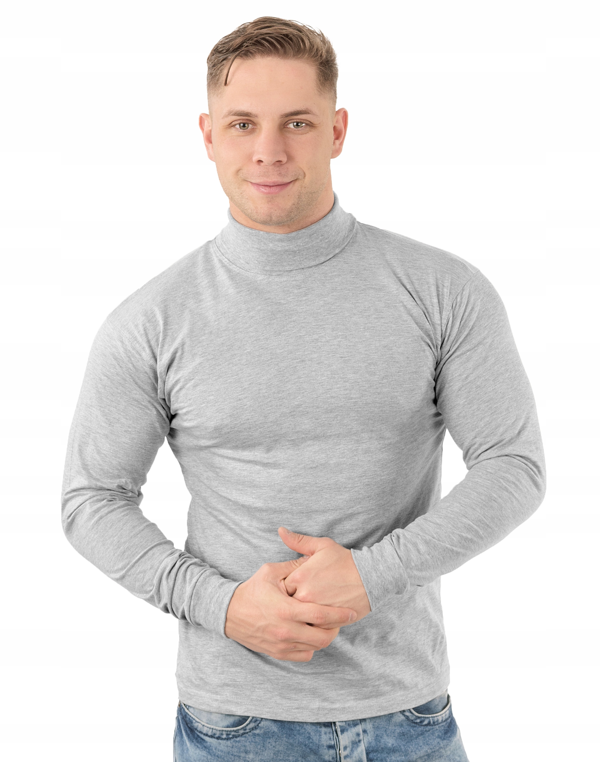 

Sweter Golf Męski Golfy Wxm r XL melanż