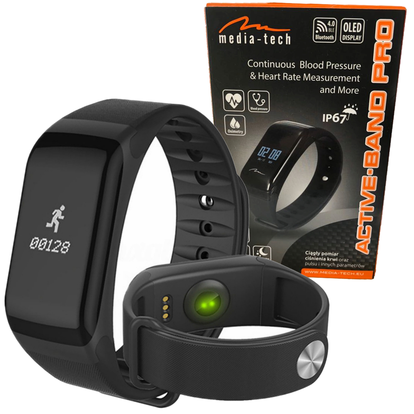 Smart Band, Браслет Спортивный Пульсометр Тонометр