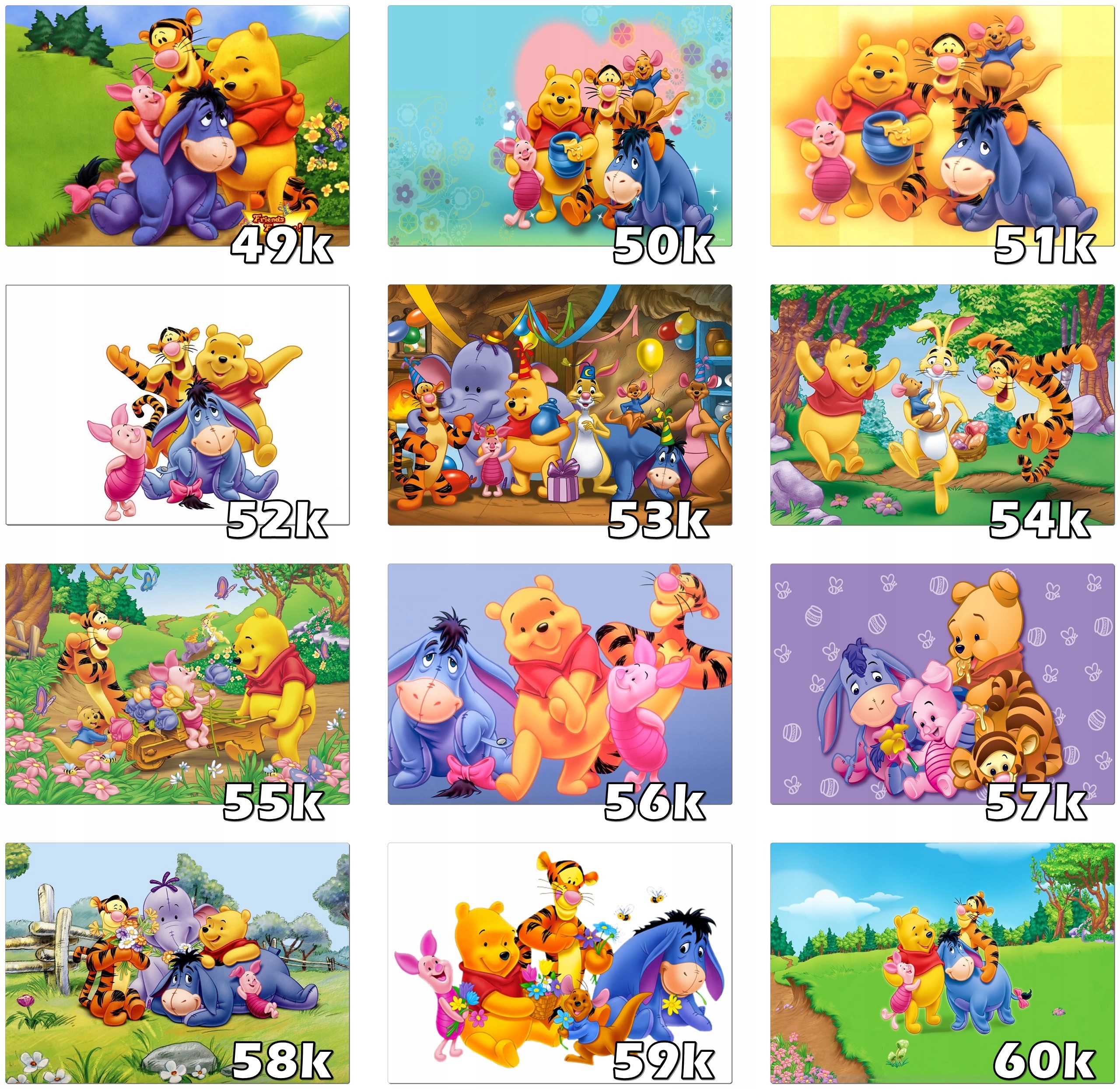 KUBUŚ PUCHATEK opłatek na tort z NAPISEM urodziny Rodzaj ozdoby waflowe