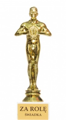 

Statuetka podziękowanie Świadka Świadkowej