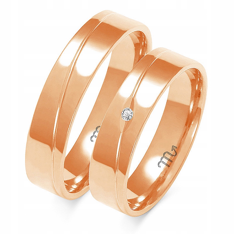 Zlaté Prsteny 14K 5 mm Zirkon id A-136