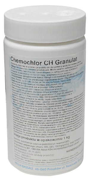 

Chemochlor Ch Granulat Dezynfekcja Basenu Preparat