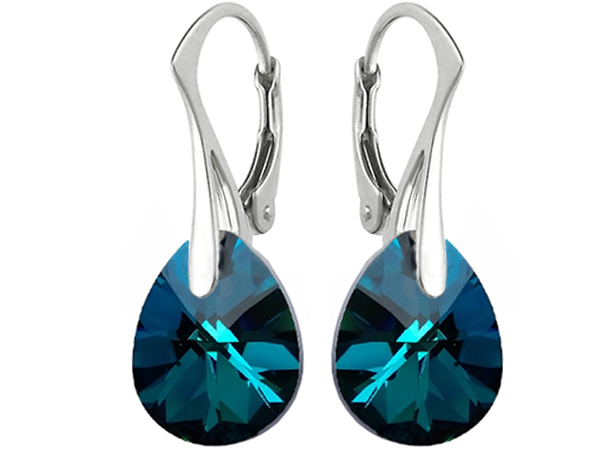

Kolczyki Swarovski Migdał 12mm BA1 Bermuda Blue