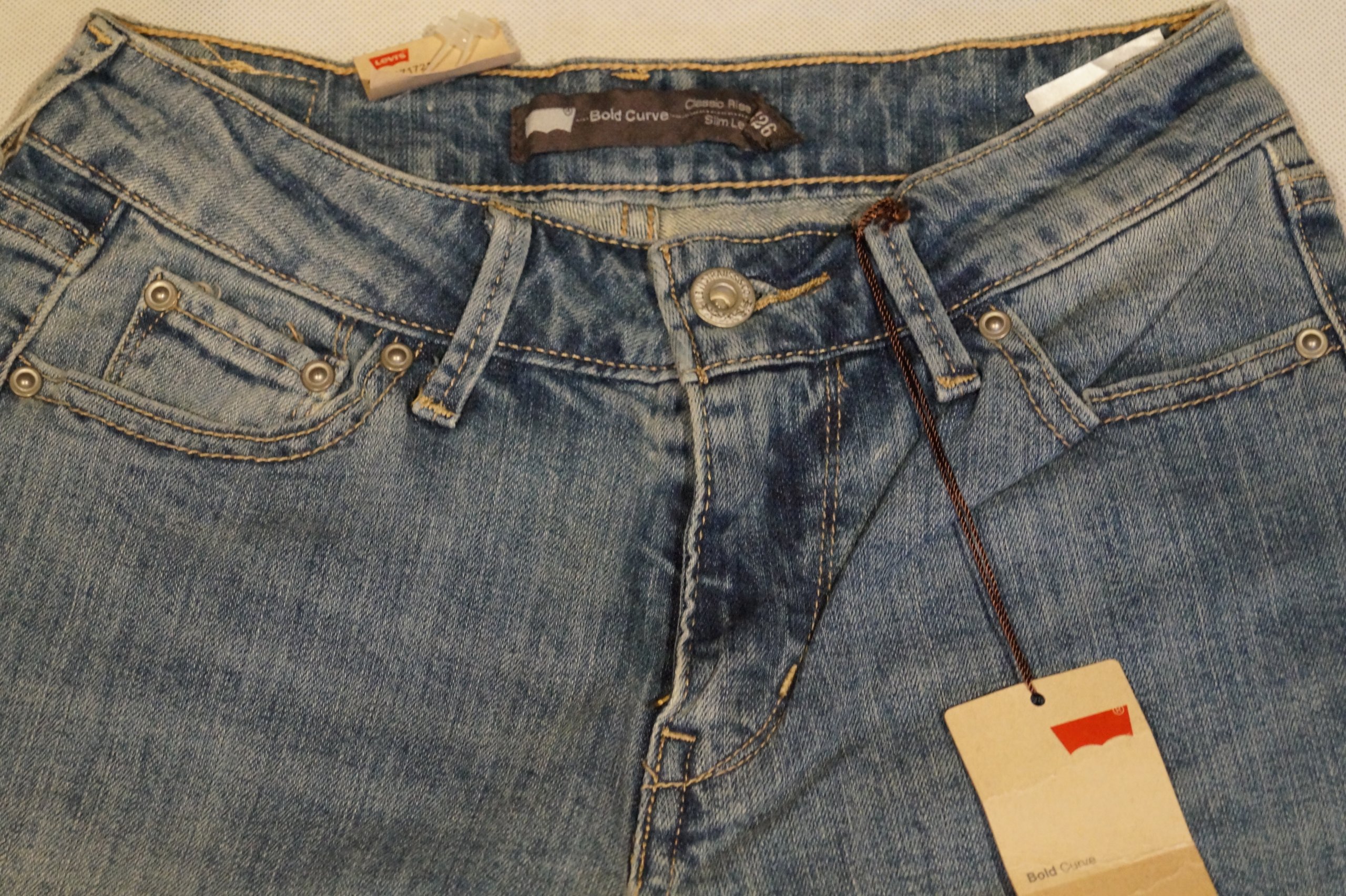 LEVI'S Spodnie Jeans Damskie NIEBIESKIE Roz 2 x 26 Rozmiar 26