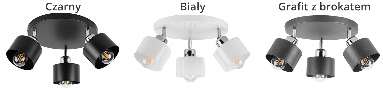 LAMPA WISZĄCA SUFITOWA PLAFON METALOWA E27 LED Rodzaj gwintu E27