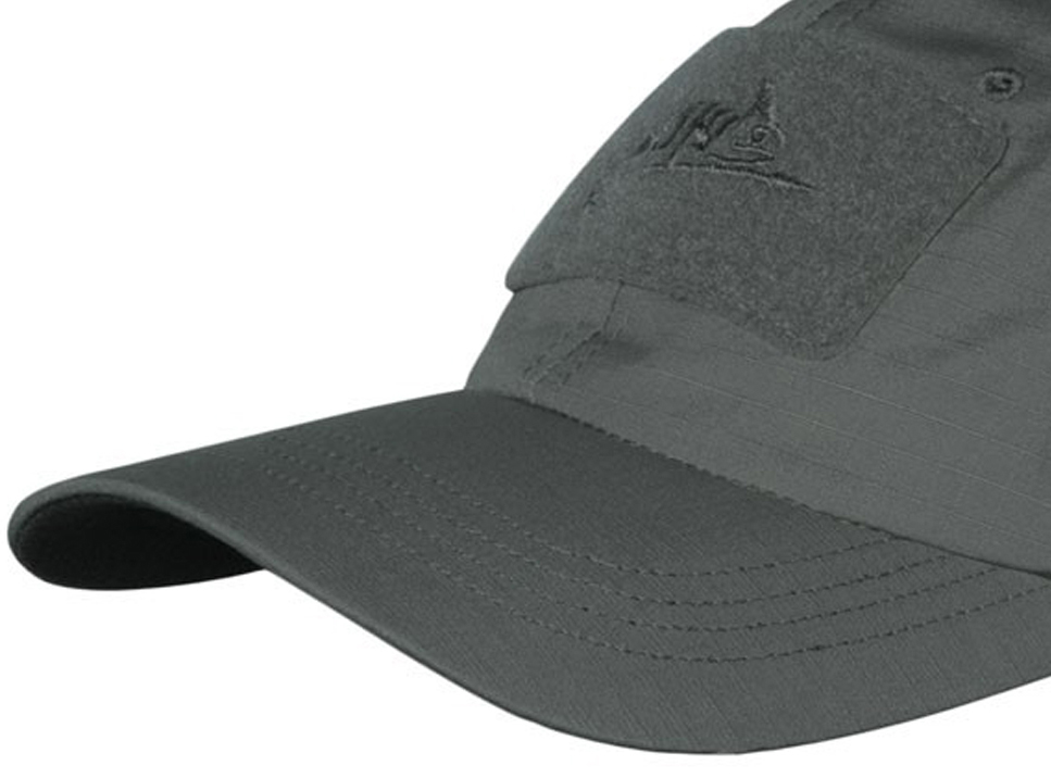 Czapka z Daszkiem HELIKON Bejsbolówka Regulowana RipStop Velcro SHADOW GREY Płeć nie dotyczy