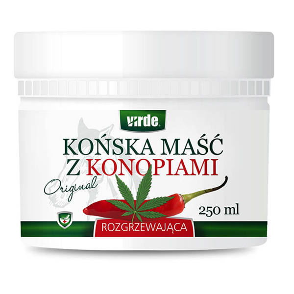 

Virde Końska maść z konopiami rozgrzewająca 250ml