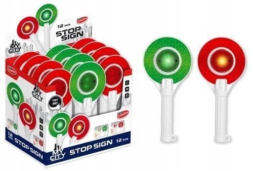 POLICJANT Lizak policyjny dwustronny ze światłem Seria 10