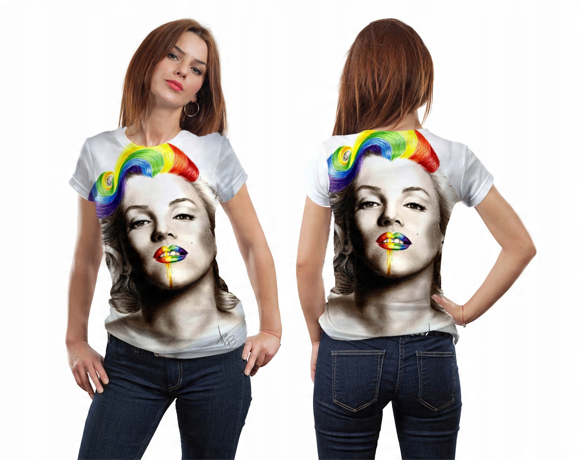 

Koszulka 3D T-shirt Marilyn Monroe XL Młodzieżowa