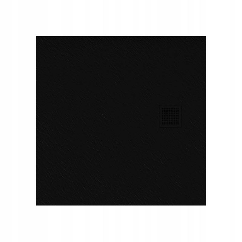 Nt Brodzik Mori 90x90 czarny B-0402 Konglomeratowy
