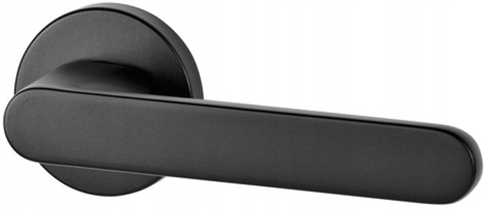 Kľučka Nesh Fit rozeta okrúhla čierna Vds