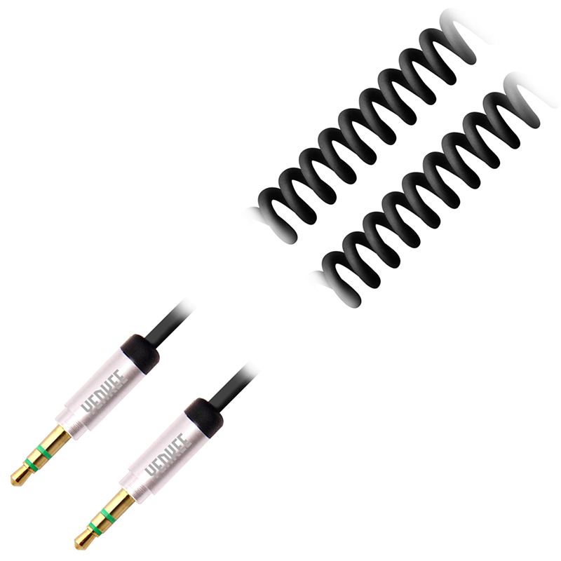 

Kabel audio Yenkee sprężynka miniJACK 3,5mm 1,8m