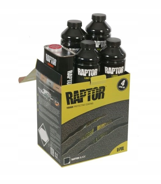 Ochrana Karosérie Raptor U-pol 4 Fľaše Čierna