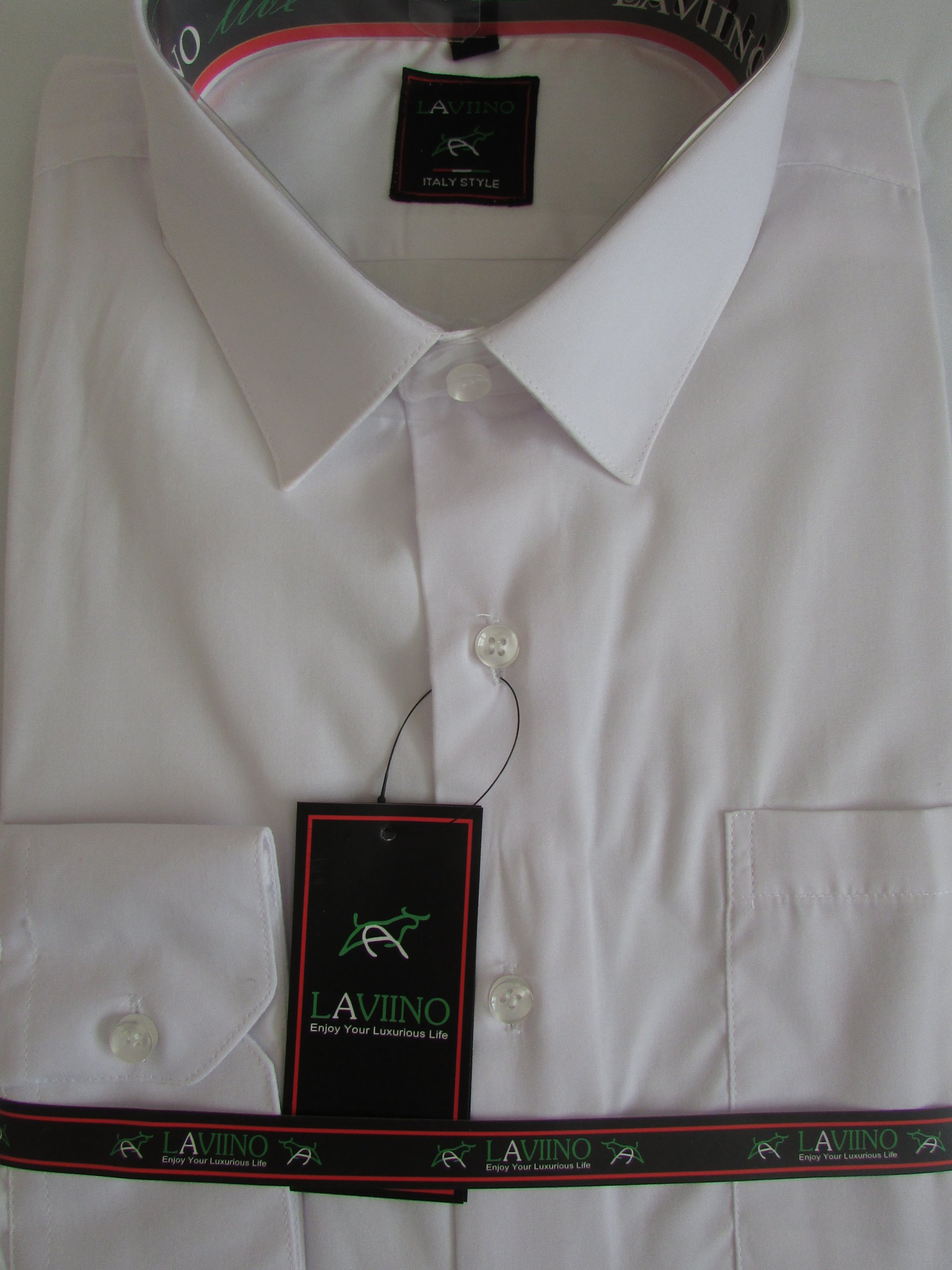 KLASYCZNA BIAŁA KOSZULA z długim rękawem 50/51 Rozmiar 6XL