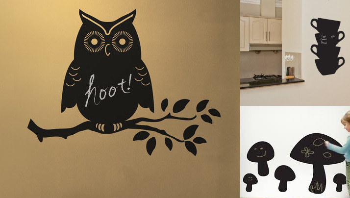 TABLICA SAMOPRZYLEPNA NA ŚCIANĘ LUB DRZWI + KREDA Materiał Inny