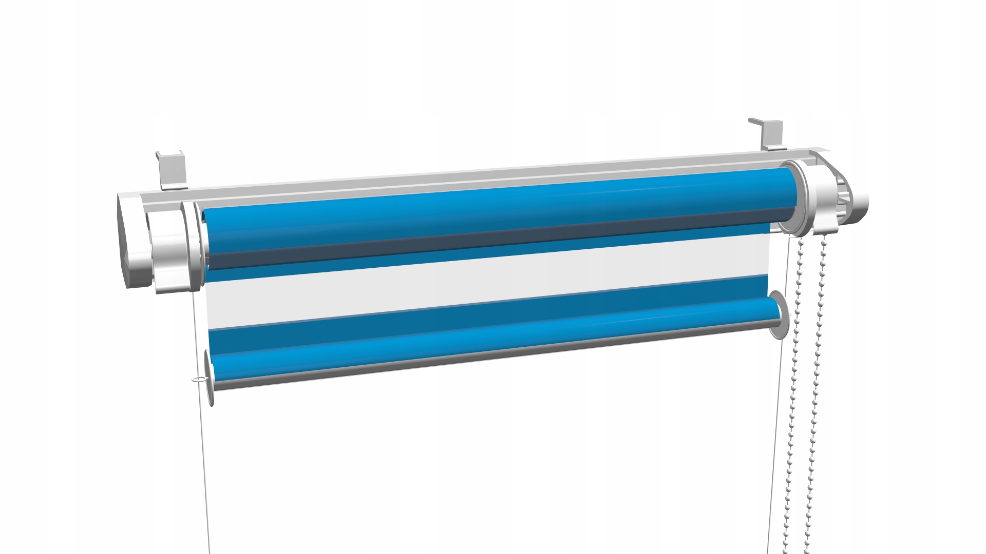 ROLETA DZIEŃ NOC 36x140cm NA WYMIAR Z NAPINACZEM Szerokość produktu 36 cm