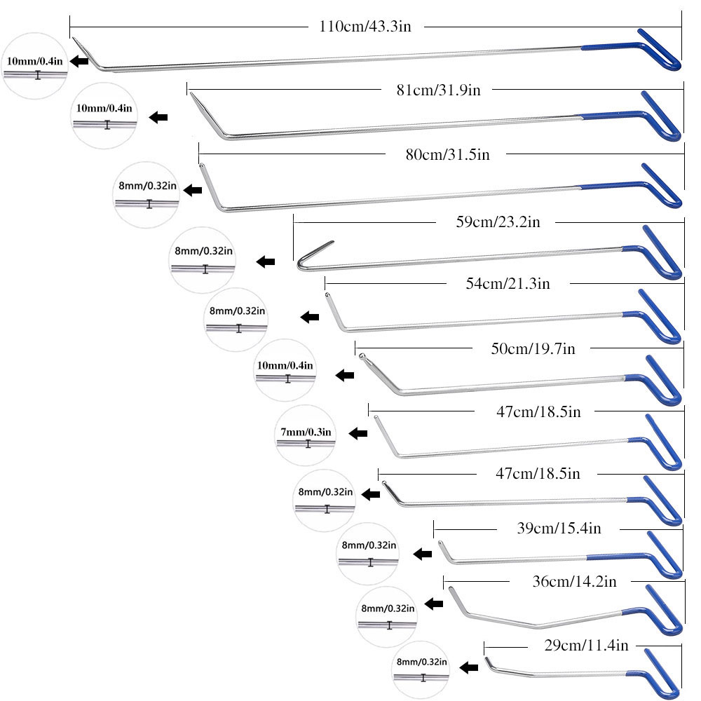Druty PDR lance 11 wypychanie wgniecen gradobicie Producent code PDR C 01954899