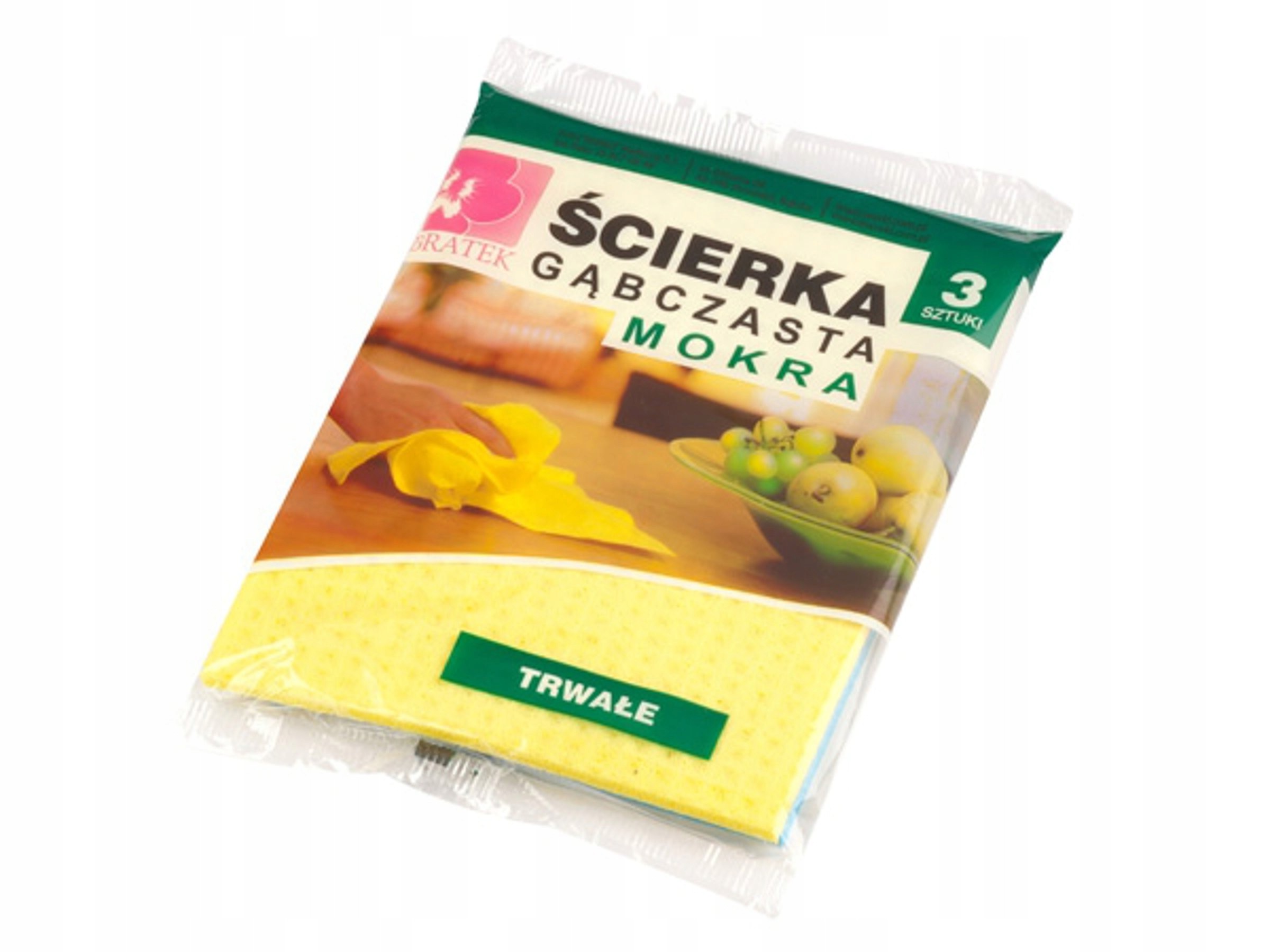 

Ścierka Gąbczasta 3 Sztuki Uniwersalna
