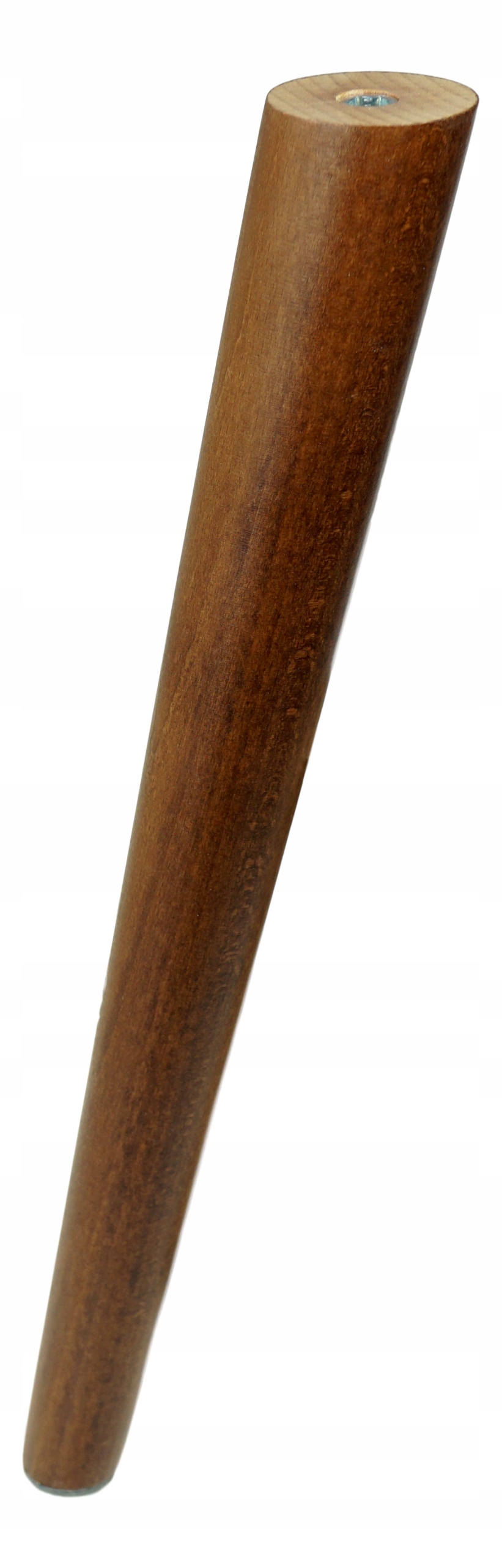 

Noga nóżki drewniane skośna do mebli 45 cm orzech
