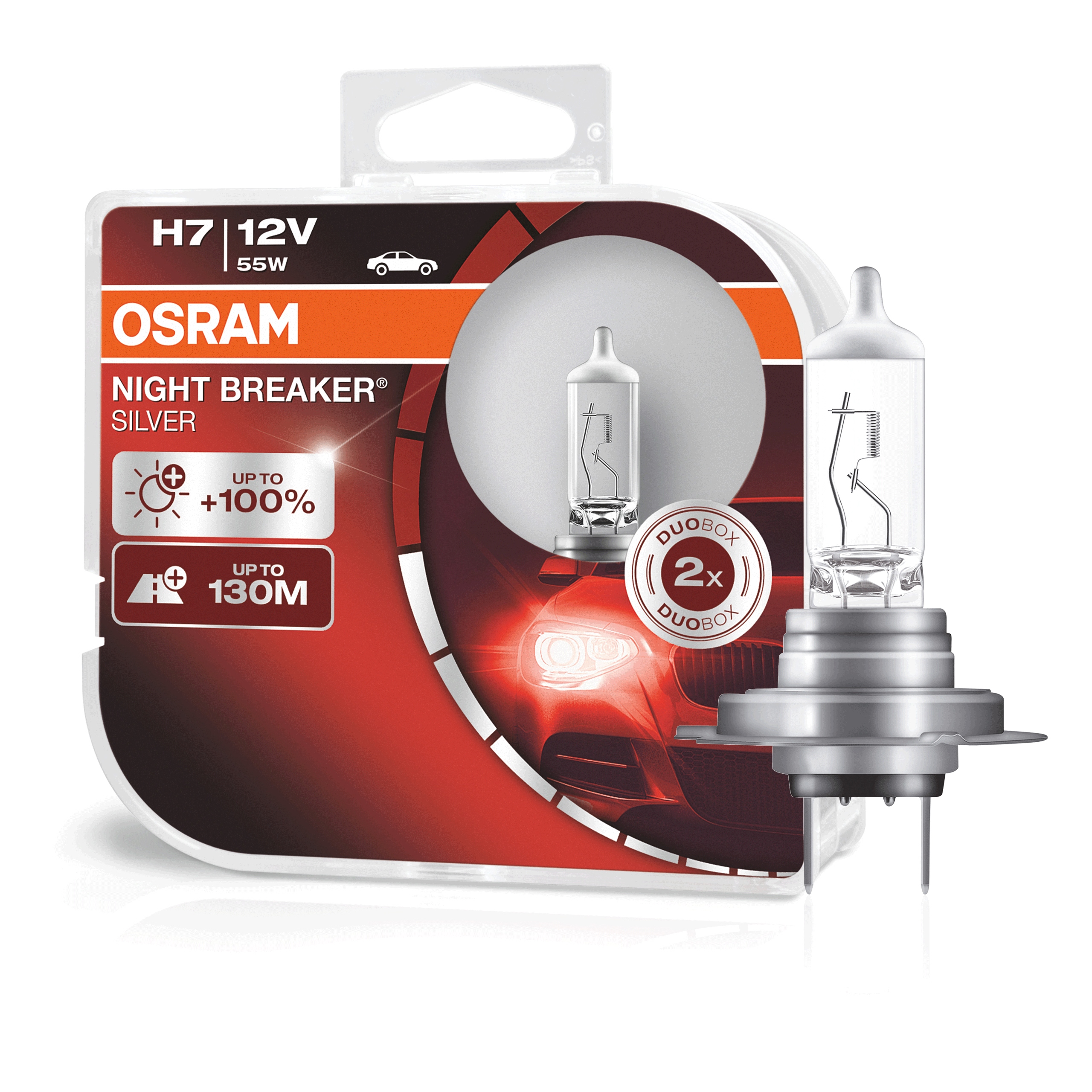 

Osram Night Breaker Silver Żarówki H7 +100%