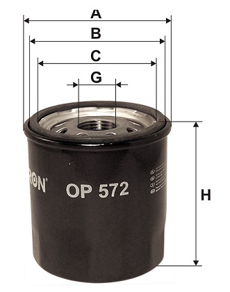 FILTRON ФИЛЬТР МАСЛА Op572 TOYOTA AVENSIS , COROLLA EAN ( GTIN ) 5904608005724 foto 0