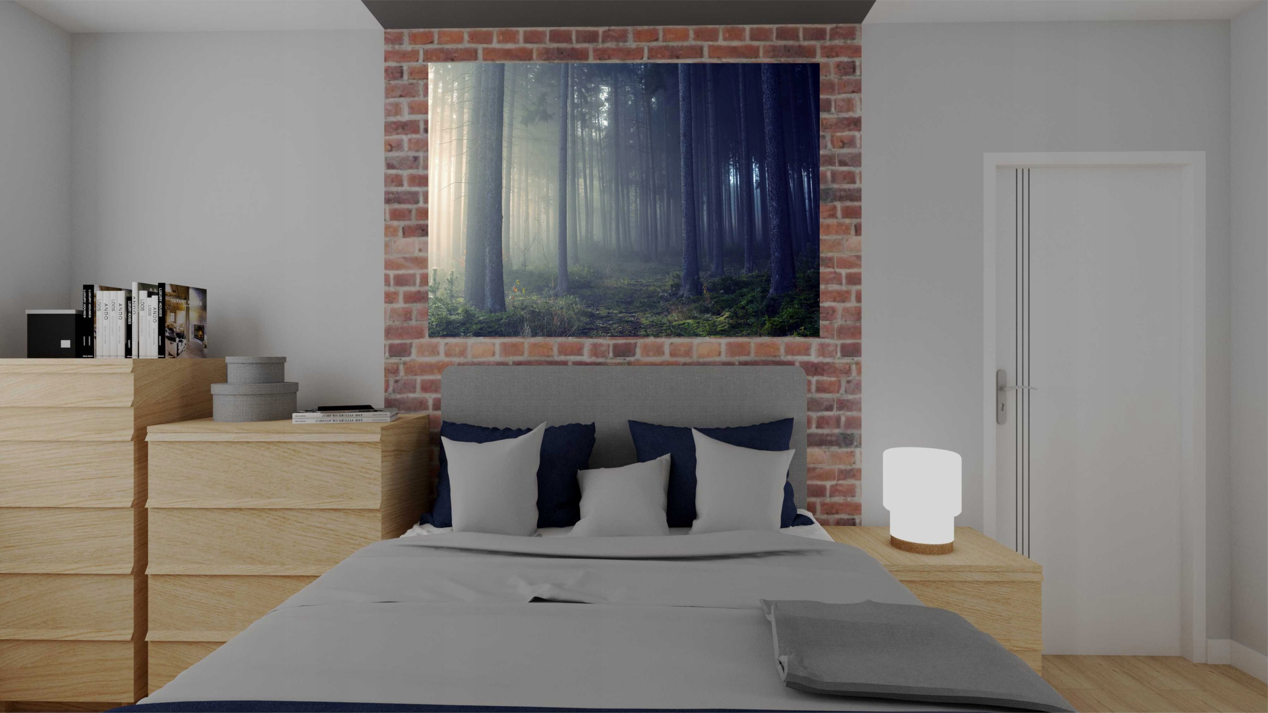 PLAKAT POSTER LAS NATURA MGŁA 70x50 MAX WYBÓR Marka EObraz