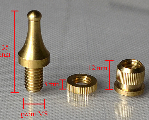 Kolec zaokrąglany pod kolumnę kolce kolumnowe K11 EAN (GTIN) 5904347205355