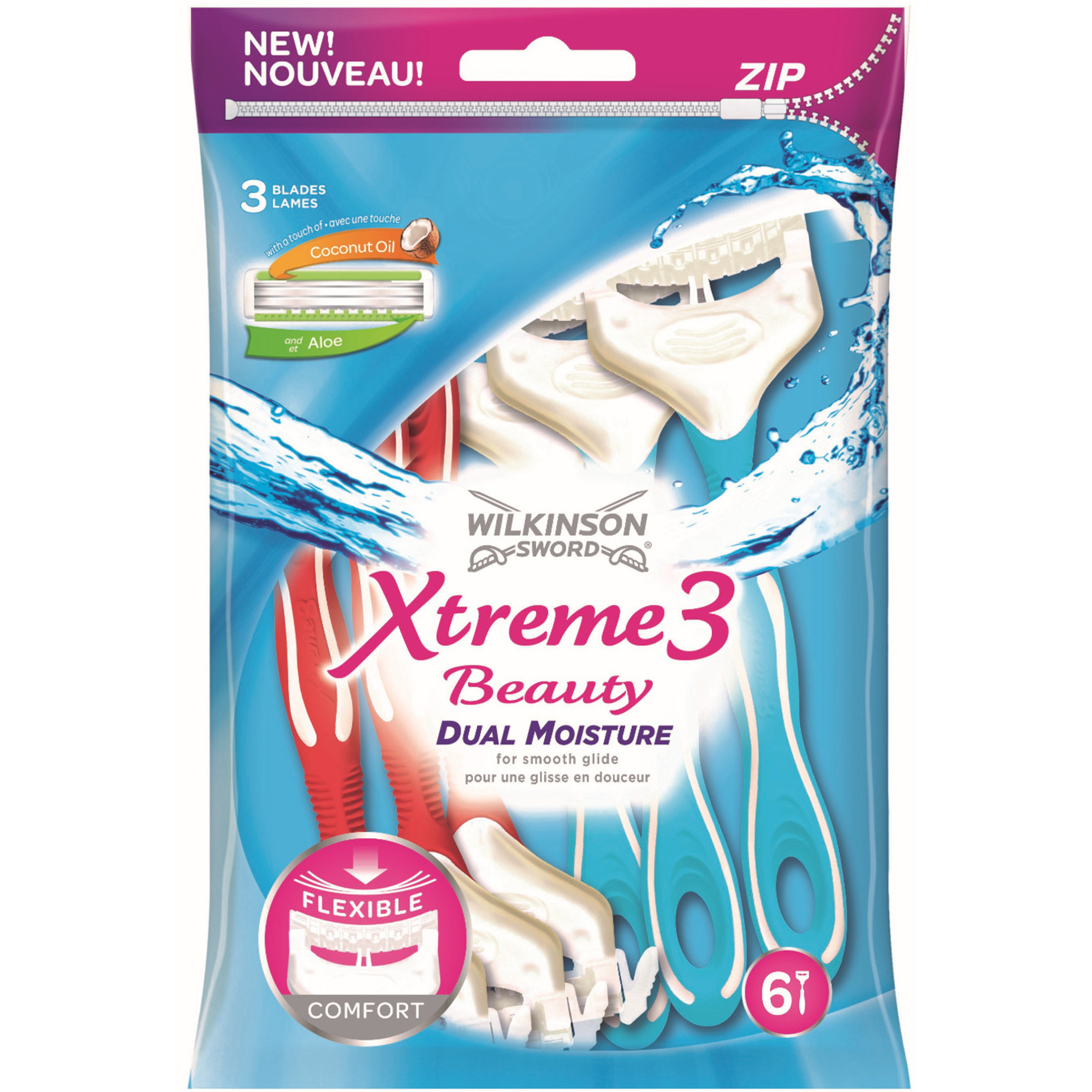 

6x Maszynka Wilkinson Xtreme 3 Beauty Dual Moistur