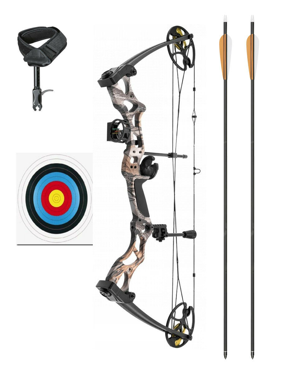 Łuk Bloczkowy Rex Camo 40-70 Lbs Zestaw