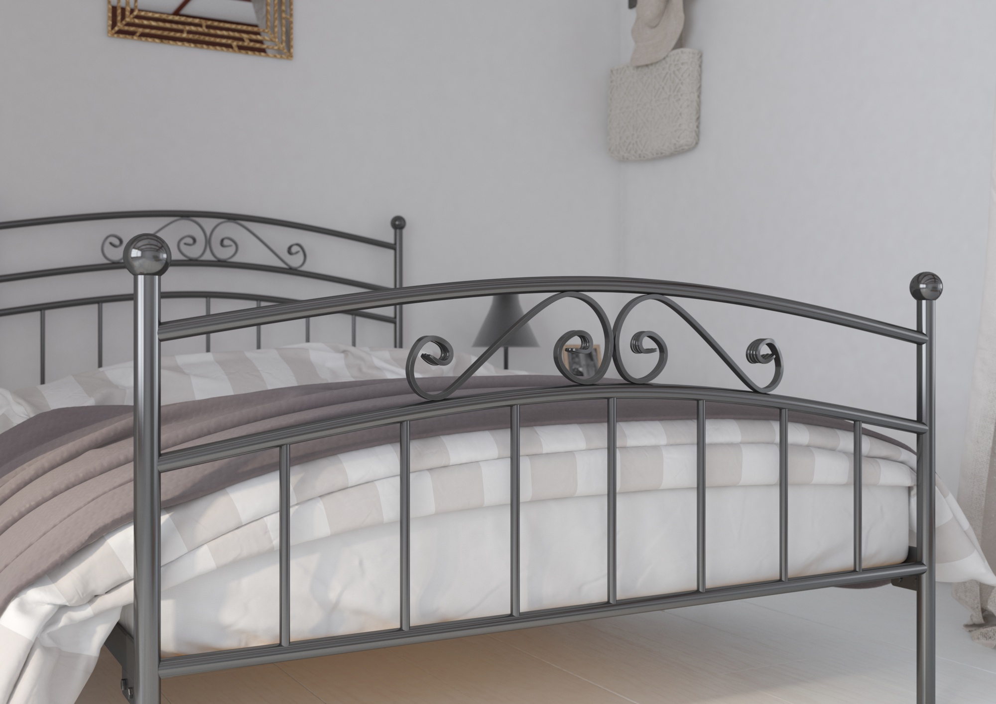 Металлическая кровать 120х200 Франческа