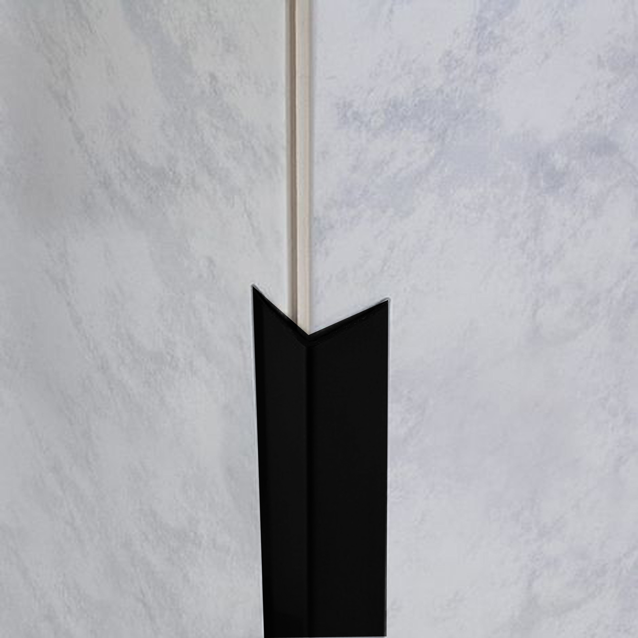 PROFIL KĄTOWY 20/20 do glazury płytek CZARNY mat Typ listwa (cokół, narożnik)