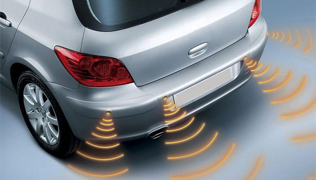 Czujniki wspomagania parkowania CP4 wyświetlacz cyfrowy 4 sensory białe EAN (GTIN) 5901508502636