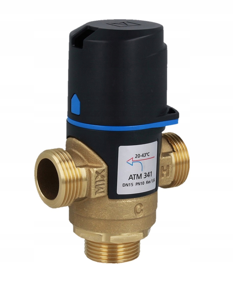 

Afriso ATM341 Zawór Mieszający Termostat 3/4 20-43