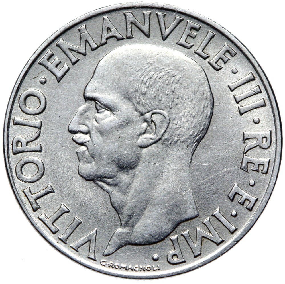 Włochy - Wiktor Emanuel III - moneta - 1 Lir 1940 - XVIII - NIEMAGNETYCZNA