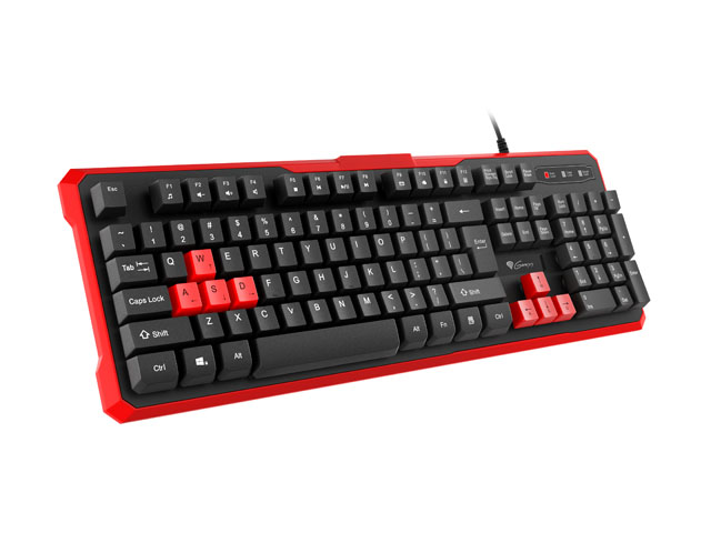 

Klawiatura gamingowa Genesis Rhod 110 Usb czerwona