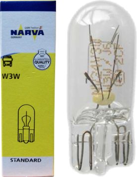 

Narva 24V 3W Bc W3W żarówki samochodowe 10x 17109