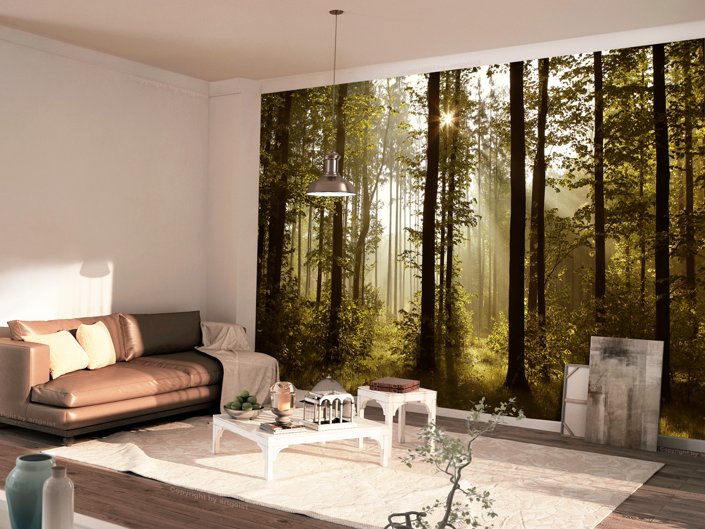 FOTOTAPETA LAS DRZEWA NATURA 400x280 c-B-0254-a-a Liczba m² w ofercie 11.2 m²