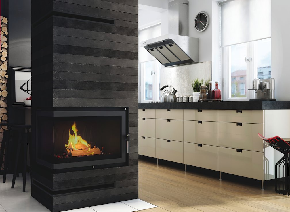 WKŁAD KOMINKOWY kominek narożny OLIWIA 18 lewy BS DOLOT fi100 EAN (GTIN) 5901350048481