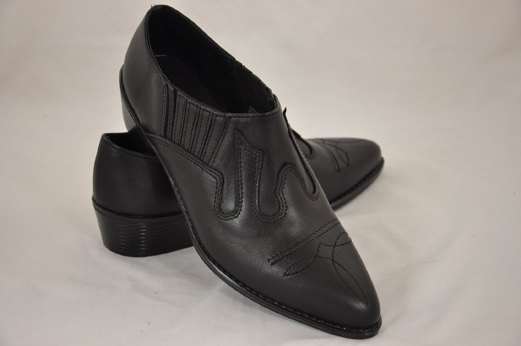 KOWBOJKI MĘSKIE motor CHOPPER SKÓRA KN czarne 42 Rozmiar 42