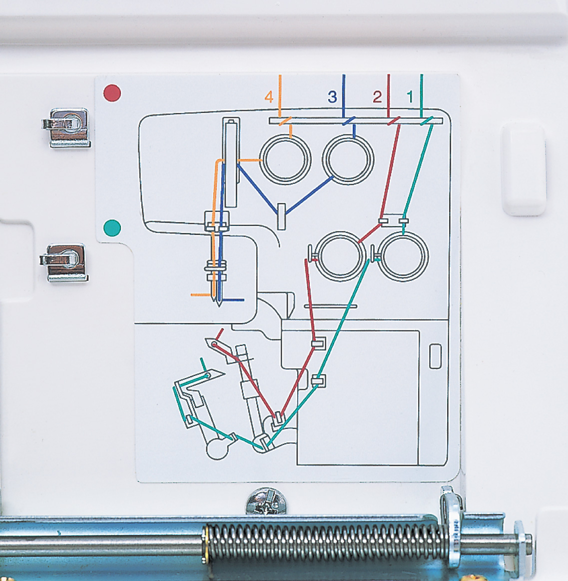 OWERLOK OVERLOCK JANOME 990D + GRATIS 5 STOPEK Materiał metal